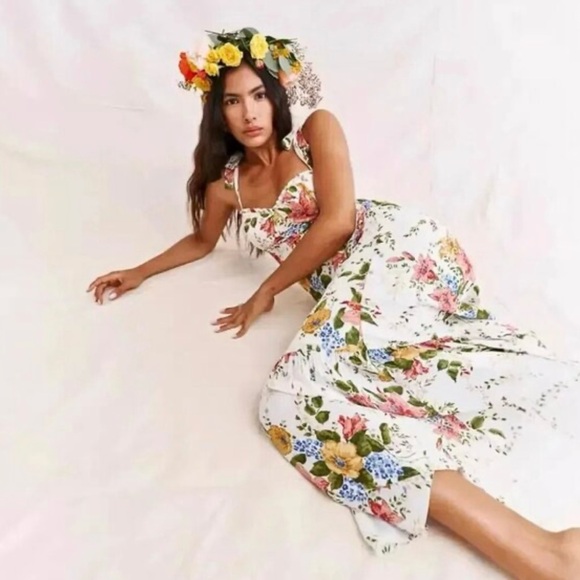 Jansen Dress in Marie Antoinette Floral - Picture 1 of 4